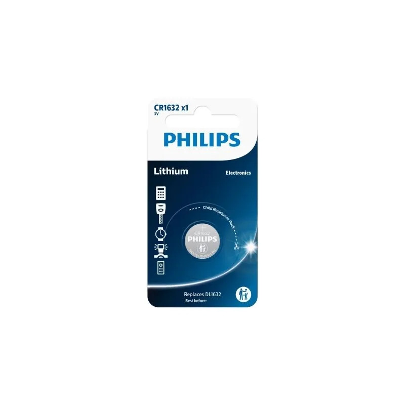 Bateria litowa Philips 3V CR1632 2szt