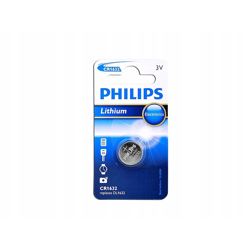 Bateria litowa Philips 3V CR1632 2szt