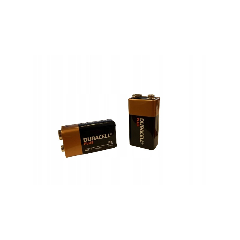 Baterie Alkaliczne Duracell Plus 9V 6LR61 2szt
