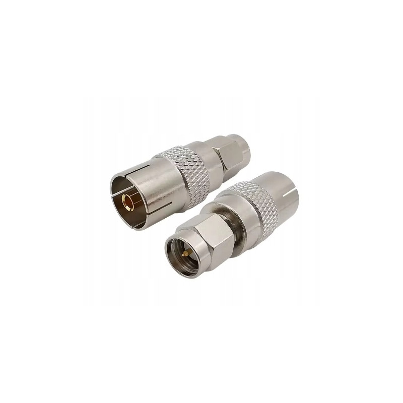 Przejściówka do mini tunerów DVB-T2 gniazdo antenowe - wtyk SMA męskie 1szt