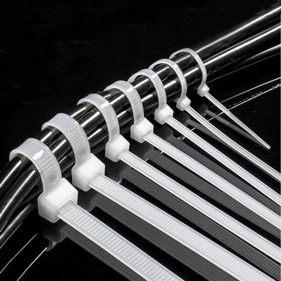 Opaska zaciskowa trytytka 4,2x300mm BIAŁA 100szt.