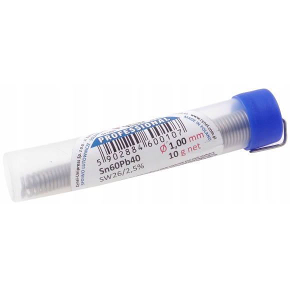 Cyna w fiolce 1mm Cynel 10g 2szt.