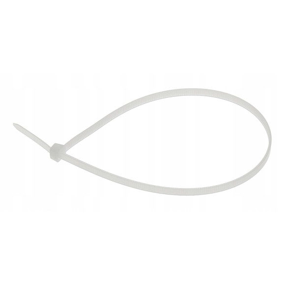 Opaska zaciskowa trytytka 4,2x300mm BIAŁA 100szt.