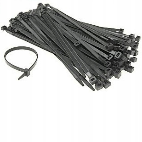 Opaska zaciskowa trytytka 4,2x300mm CZARNA 100szt.