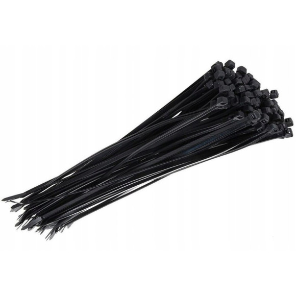 Opaska zaciskowa trytytka 4,2x300mm CZARNA 100szt.