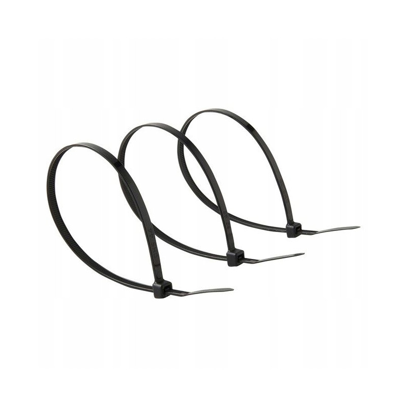 Opaska zaciskowa trytytka 4,8x400mm CZARNA 100szt.