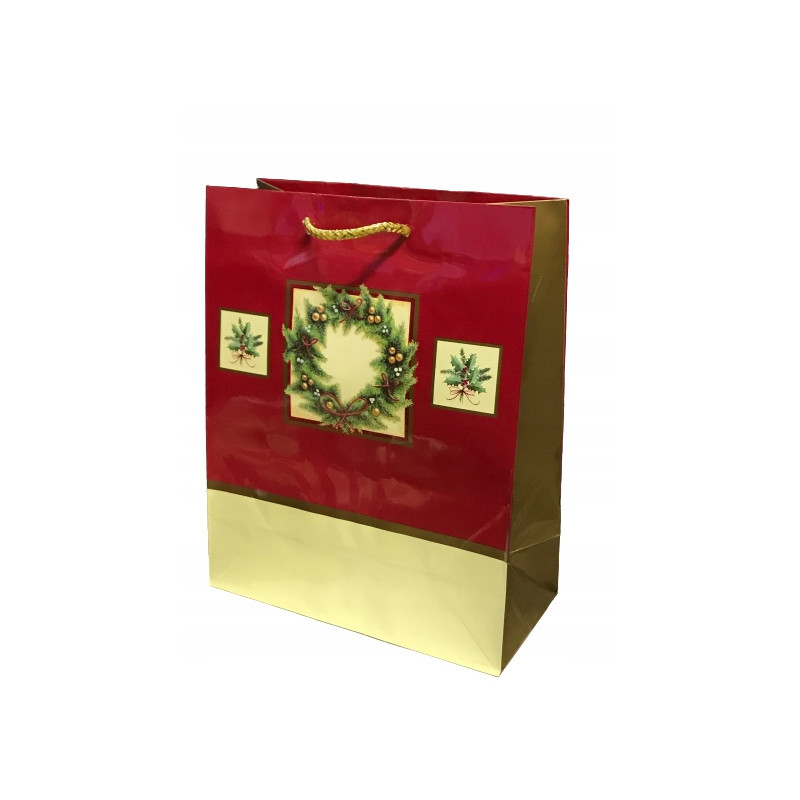 Torebka świąteczna prezentowa 18x23cm 12szt