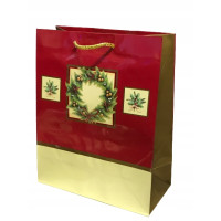 Torebka świąteczna prezentowa 18x23cm 12szt