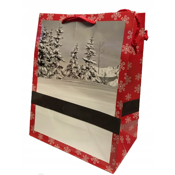 Torebka świąteczna prezentowa 18x23cm 12szt