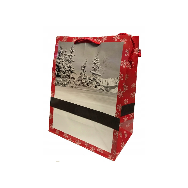 Torebka świąteczna prezentowa 18x23cm 12szt