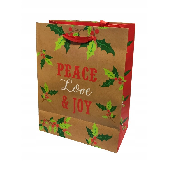 Torebka świąteczna prezentowa 18x23cm 12szt