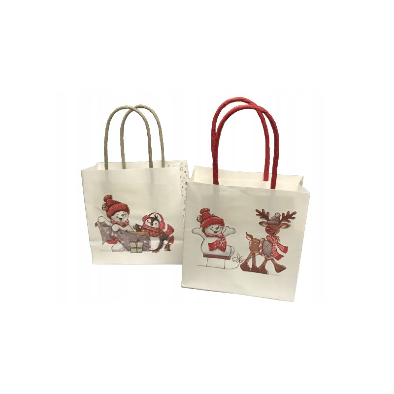 Torebka świąteczna prezentowa 10x10,5cm 24szt