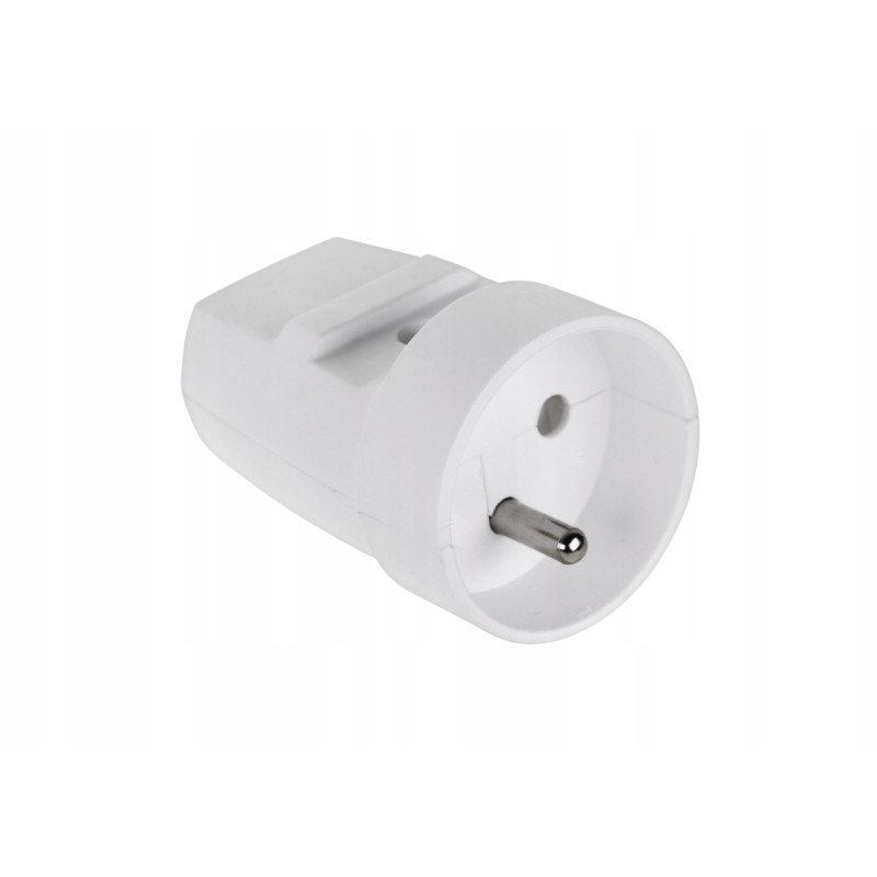 Gniazdo z uziemieniem białe G-10 2szt.