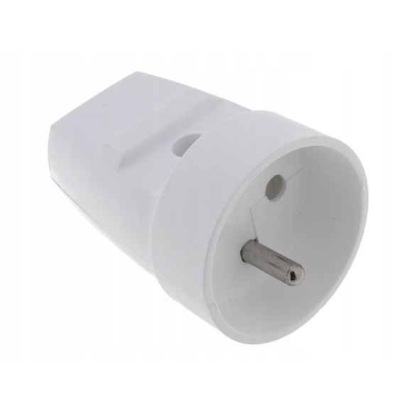 Gniazdo z uziemieniem białe G-10 2szt.