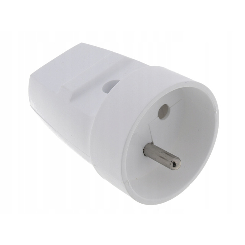 Gniazdo z uziemieniem białe G-10 2szt.