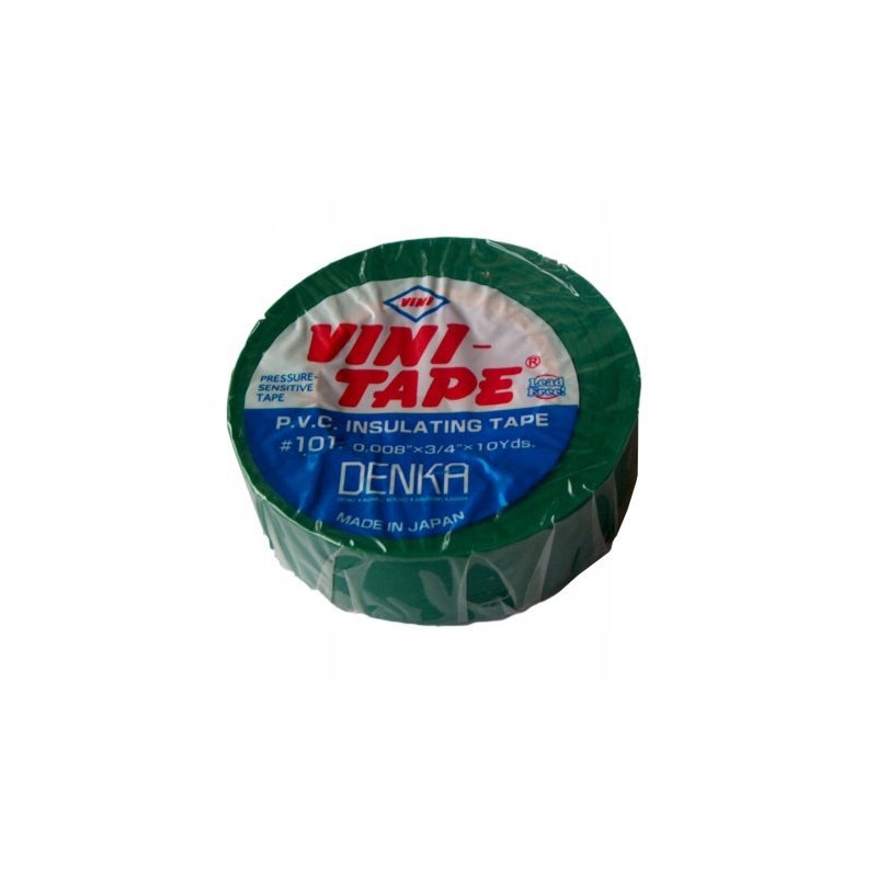 Taśma izolacyjna zielona Vini 10yd 10szt.