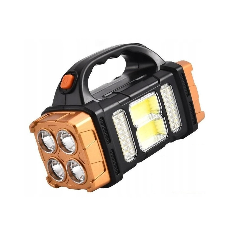 Latarka szperacz ośw. dwustronne i boczne na aku