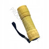 Żółta latarka LED na baterie 3x AAA 2szt