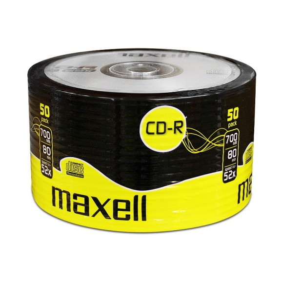Płyta CD-R 0,7GB x52 speed Maxell 50szt
