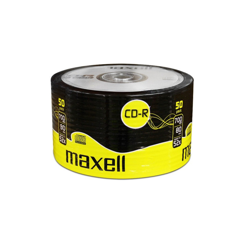 Płyta CD-R 0,7GB x52 speed Maxell 50szt