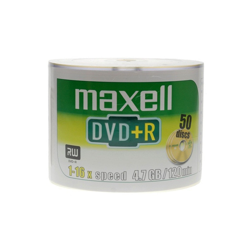 Płyta DVD+R 4,7GB x16 speed Maxell 50szt
