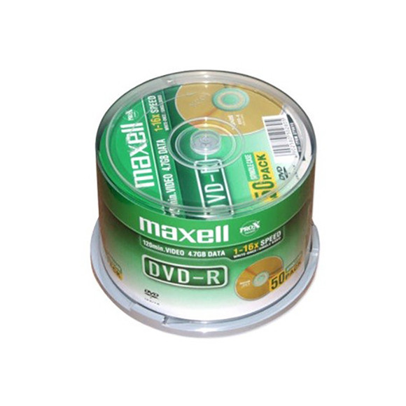 Płyta DVD-R 4,7GB x16 speed Maxell 50szt