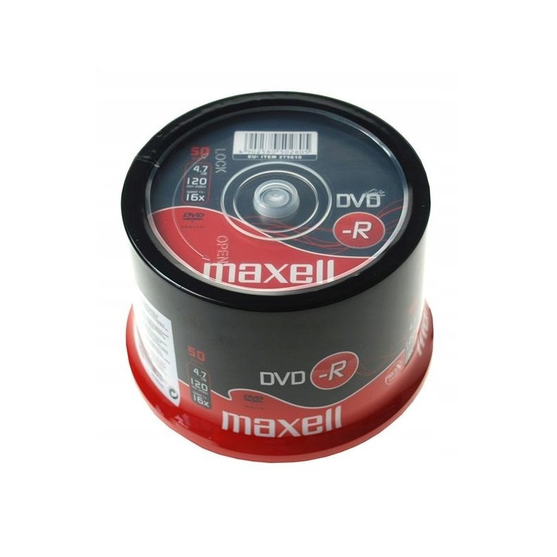 Płyta DVD-R 4,7GB x16 speed Maxell 50szt