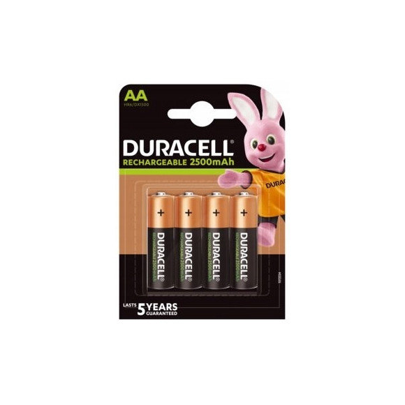Akumulatorek Duracell 1.2V AA 2500mAh NiMH 4szt