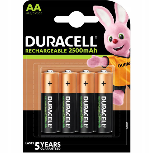 Akumulatorek Duracell 1.2V AA 2500mAh NiMH 4szt
