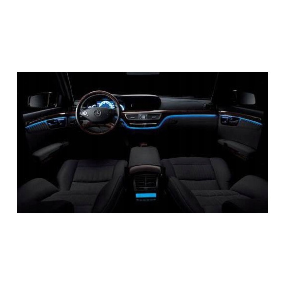 Światłowód EL WIRE LED Taśma Ambient 3M limonkowy