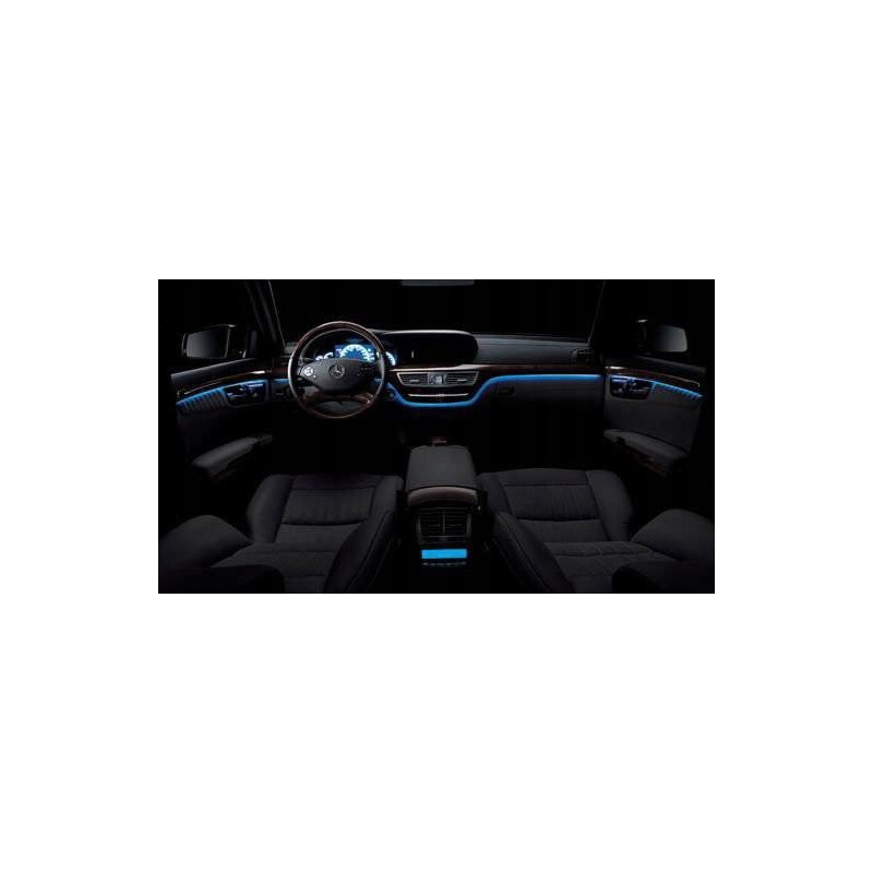 Światłowód EL WIRE LED Taśma Ambient 3M limonkowy