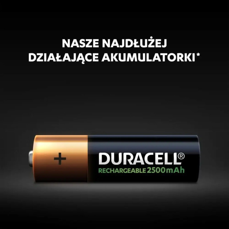 Akumulatorek Duracell 1.2V AA 2500mAh NiMH 4szt