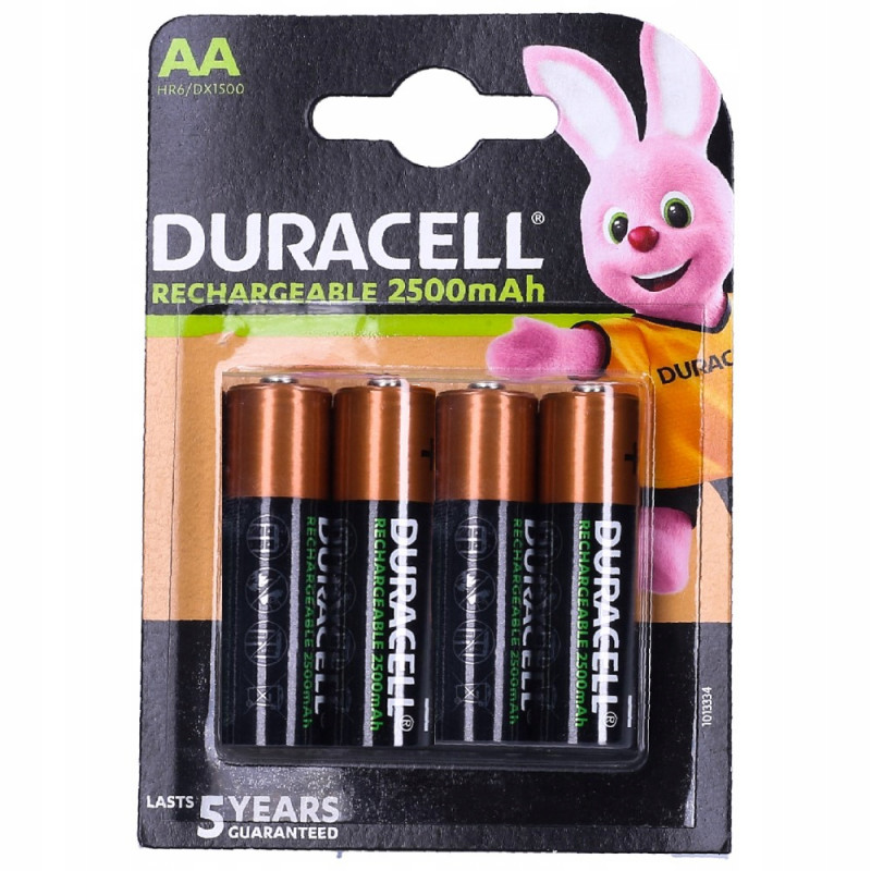 Akumulatorek Duracell 1.2V AA 2500mAh NiMH 4szt