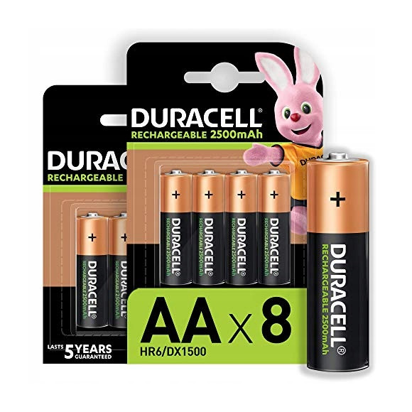 Akumulatorek Duracell 1.2V AA 2500mAh NiMH 4szt