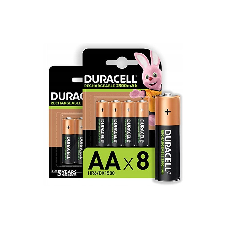 Akumulatorek Duracell 1.2V AA 2500mAh NiMH 4szt