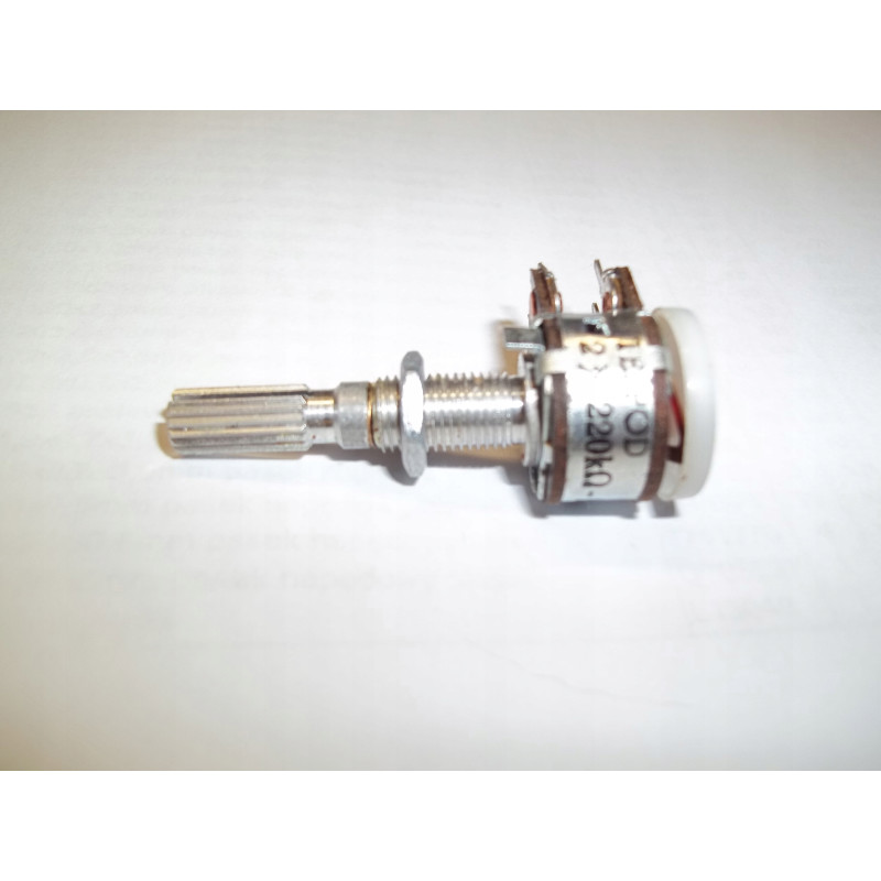 Potencjometr obrotowy Telpod 2x220k M+N 2szt