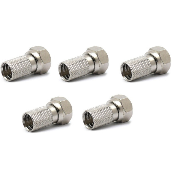 Wtyk F 7,2mm na kabel antenowy 20szt.