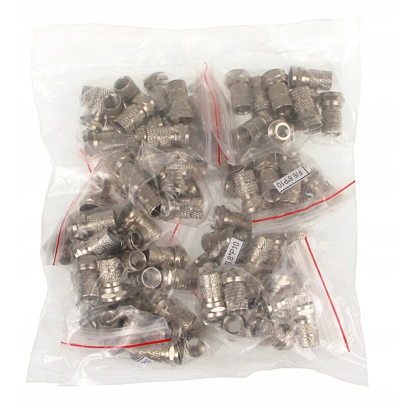 Wtyk F 7,2mm na kabel antenowy 20szt.