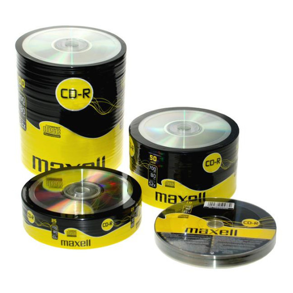 Płyta CD-R 0,7GB x52 speed Maxell 50szt