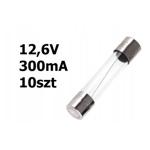 Żarówka osiowa 12,6V DC 0,3A 31mm 10szt