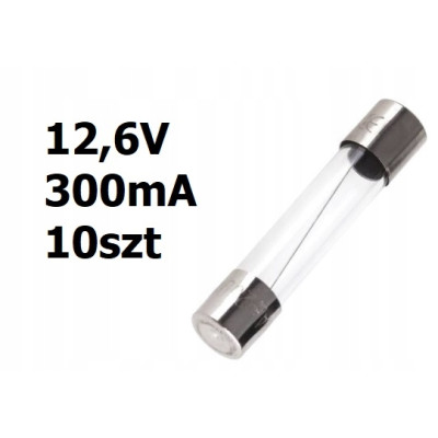 Żarówka osiowa 12,6V DC 0,3A 31mm 10szt